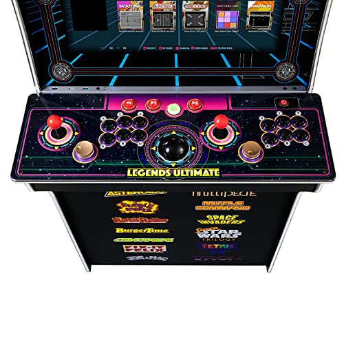 Legends Ultimate Arcade, Full Size Game Machine, Home Arcade, Classic Retro Video Games, Over 300 Licensed Arcade And Console Games, Action Fighting Puzzle Sports & More, Wifi, Hdmi, Bluetooth #TOP3