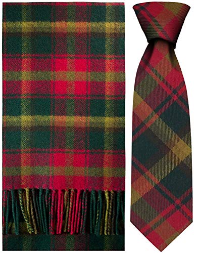 Écharpe et cravate Mapleleaf Tartan Clan Ecossais, accessoires haut de gamme I LUV LTD