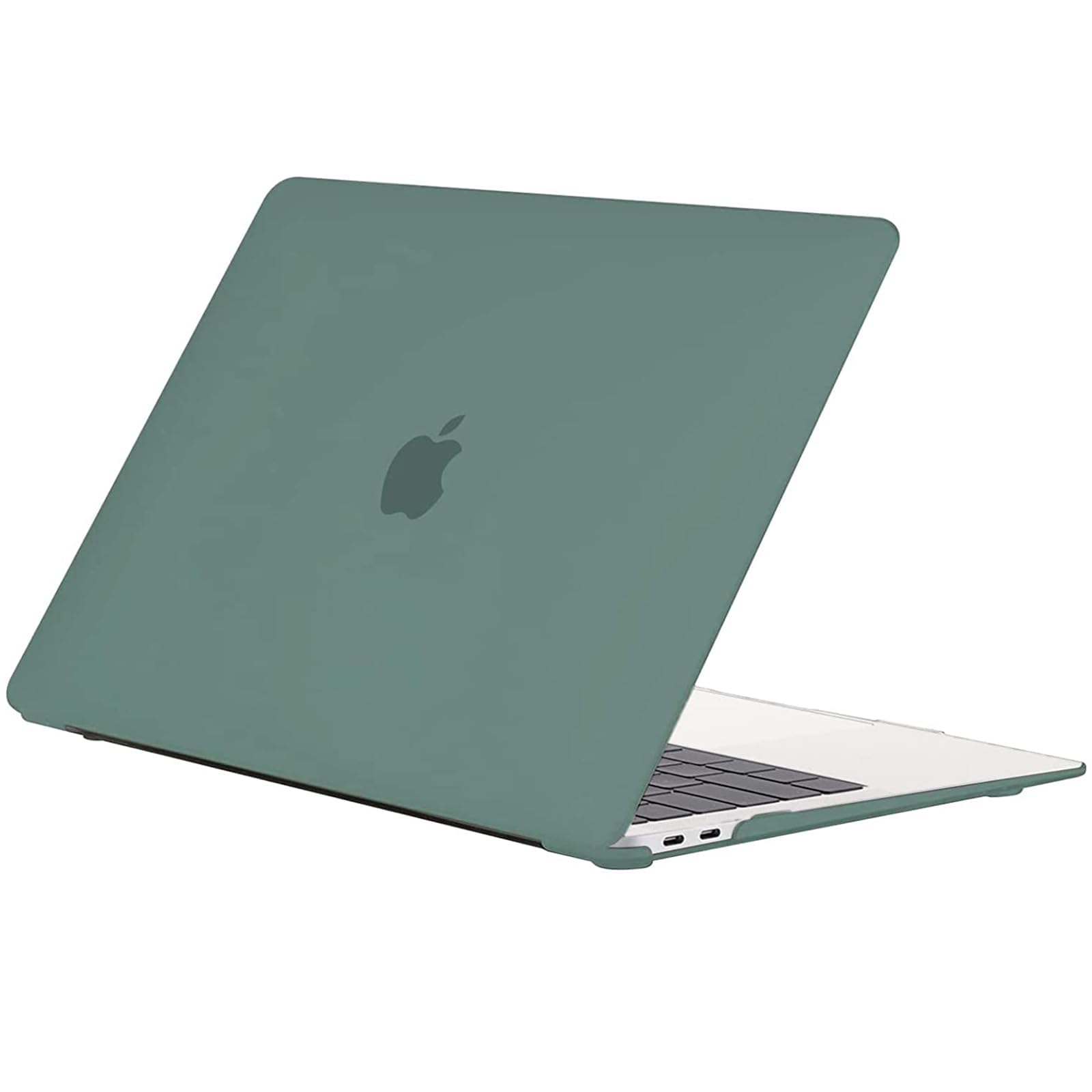 EooCoo Case Compatible for New MacBook Air 13 inch 2021 2020 2019 2018 Release,M1 A2337 A2179 A1932 with Retina Display Touch ID,Air 13.3 Laptop Protective Plastic Hard Shell Cover,Matte Surface,Green