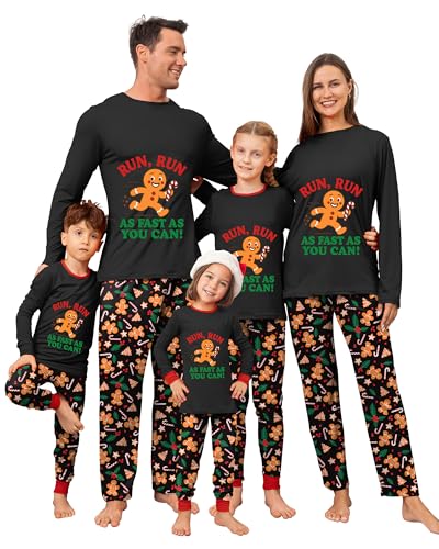 Family Christmas Pajamas Set – matching top and bottom