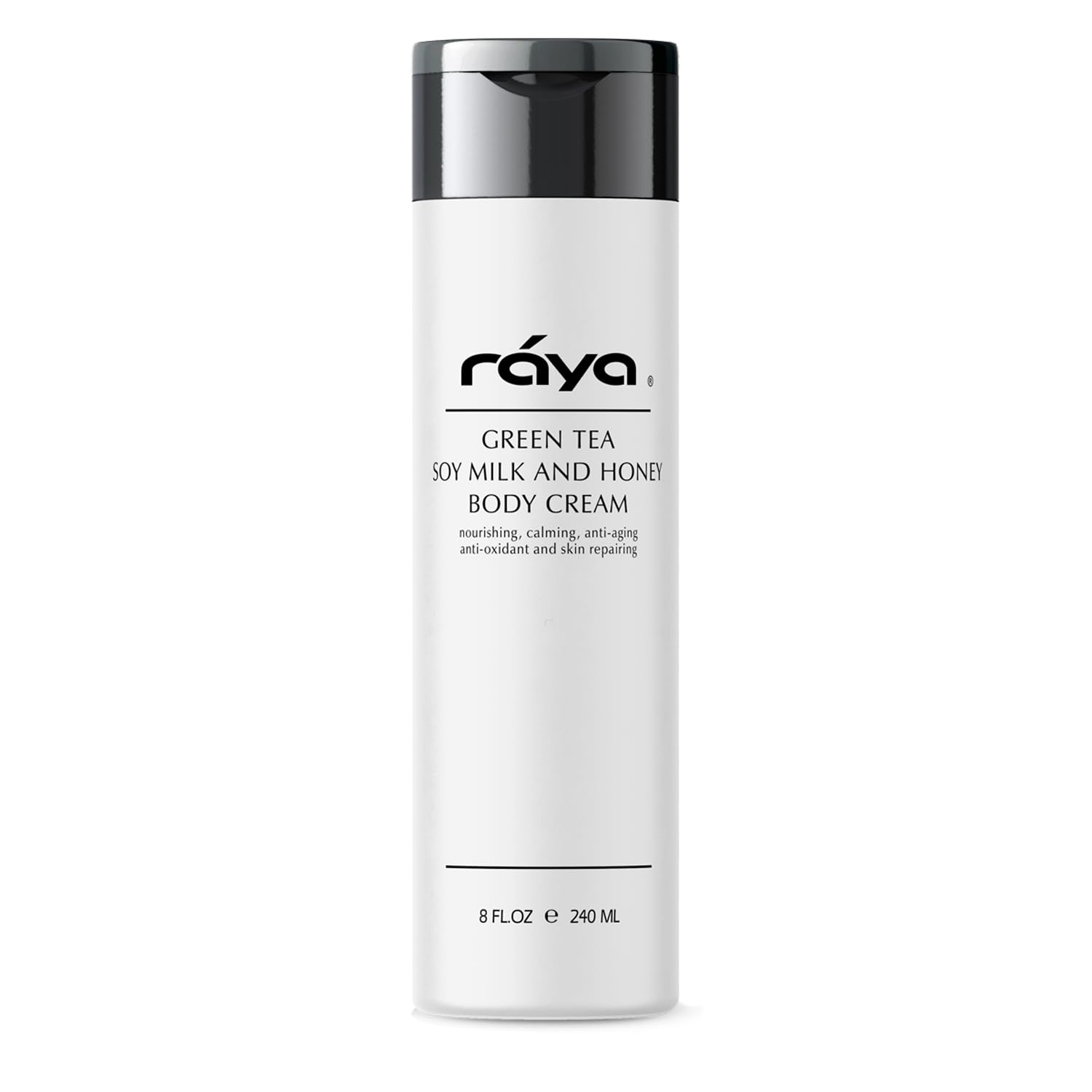 Raya Green Tea, Soy Milk, and Honey Body Cream 16 oz (S-523) | Nourishing, Calming, and Anti-Aging Body Cream | Protects and Refines Skin