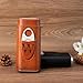 Jeclist Custom Leather Cigar Case for Men, Travel Cigar Box Humidor Set & Accessories, Portable Cigar Holder with Cigar Cutter for Home & Travel, Gift for Men, Groomsmen Father's Day(Brown)