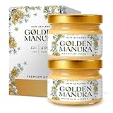 Golden Manuka Premium Honig, 12+ UMF, 400+ MGO, Reiner Neuseeländischer Manuka-Honig PROBIER-PACK (2x30g)