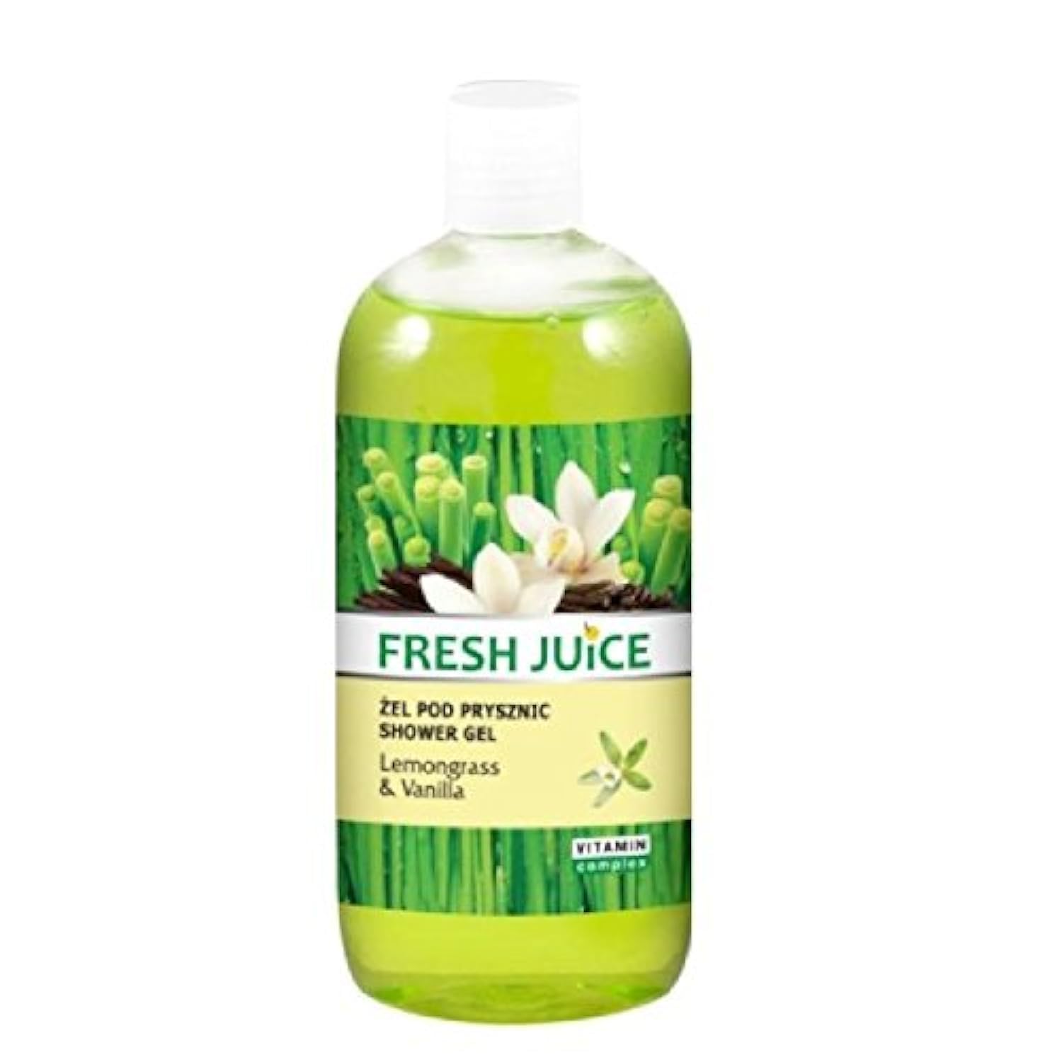 Fresh Juice Shower gel Lemongrass and Vanilla extracts 500ml