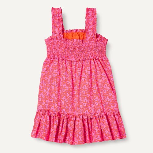 Image of Amazon Essentials Girls and Toddlers' 100% Cotton Smocked Tank Dress