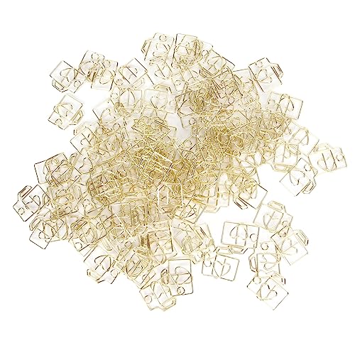 100Pcs Gold Camera Shaped Paper Clips