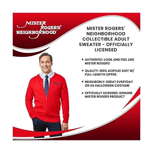 Mister Rogers’ Neighborhood Collectible Adult Sweater - Officially Licensed – Bild 8