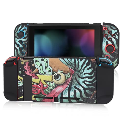 PowerLead Funda protectora para consola Nintendo Switch, suave y delgada, compatible con consola Nintendo Switch, funda protectora acoplable para Nintendo Cover