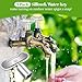 Fluronic 3 Pack 5/16 in Sillcock Water Key Compatible with Danco 80132, Water Spigot Key, Water Key Shut Off Tool, Square Broach Outdoor Faucet Handle for Outdoor Hose Faucet Valve and Water Spigot