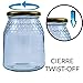 Tarros de Cristal para Miel de 1kg tarros Miel con Cierre hermético...