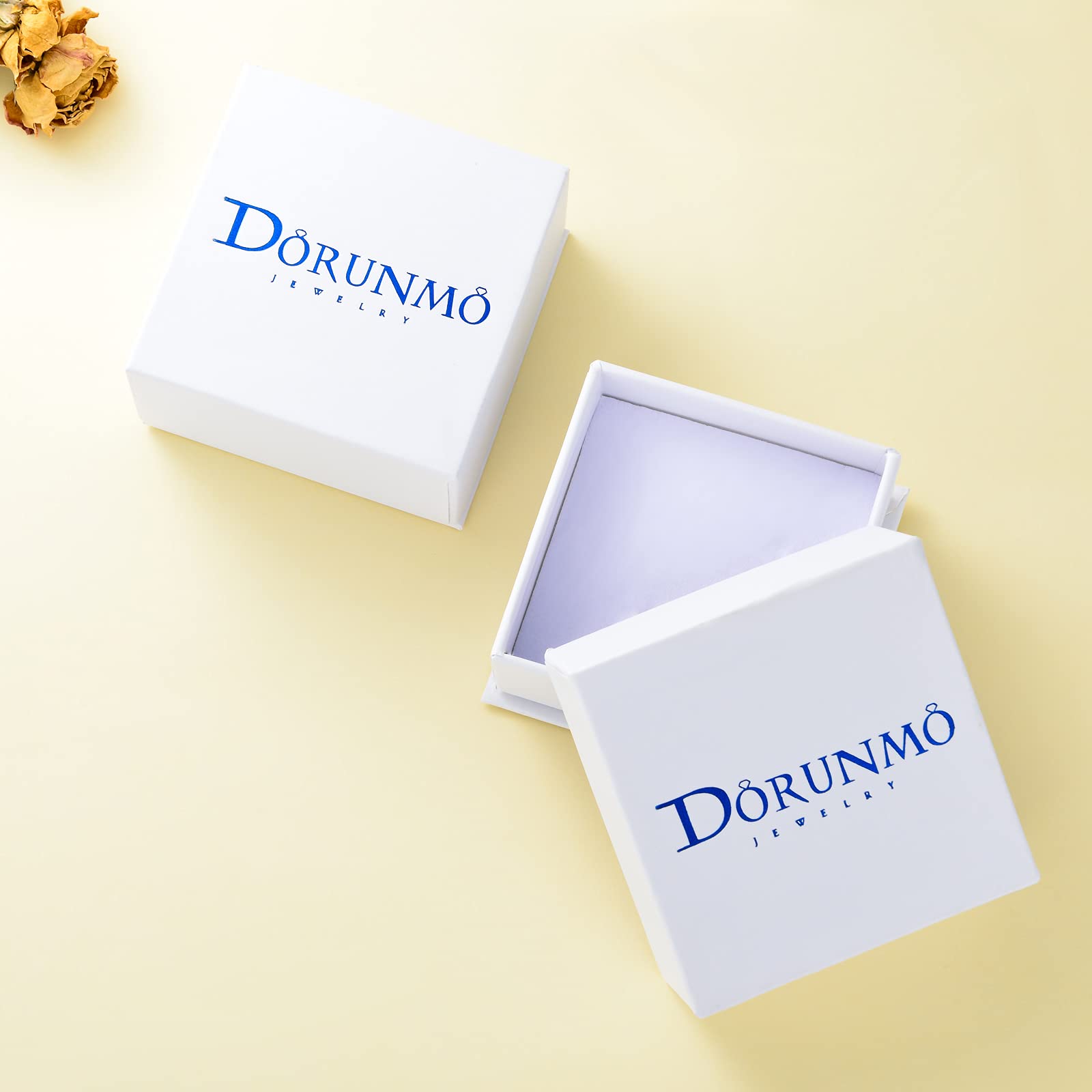 Dorunmo Médaillon en forme de cœur pour 1 photo en argent 925 avec cristal papillon avec chaîne de 45 cm avec emballage cadeau élégant pour femme, petite amie, maman, Saint-Valentin, fête, Noël, Base