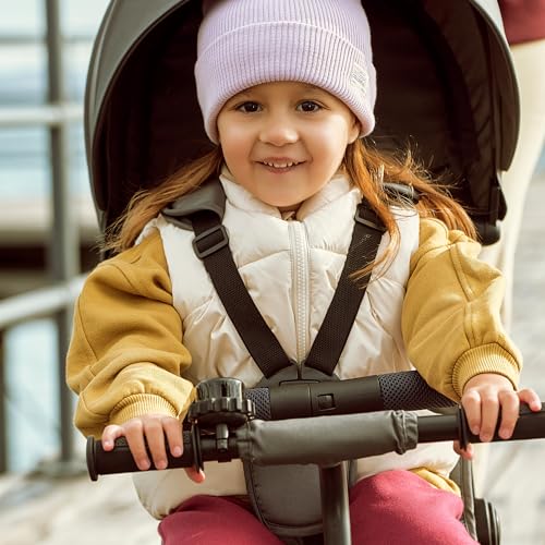 Miniatura 3 de Kinderkraft Aston 2 Pro Triciclo Evolutivo, Bicicleta Sin Pedales, Bicicleta Bebe, para Niños, Cinturón, con Accesorios, Portavasos, Cesta, 9 Meses a 25 kg, Gris