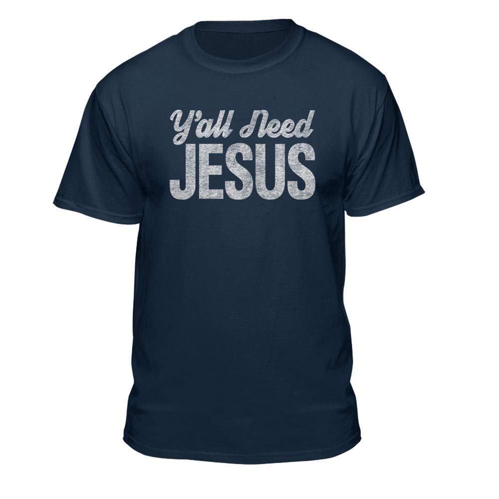 Teelocity Y'all Need Jesus Graphic T-Shirt