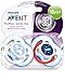 Philips AVENT Orthodontic Pacifier, Blue Rocket and Cloud, 18 Plus Months (SCF186/27)
