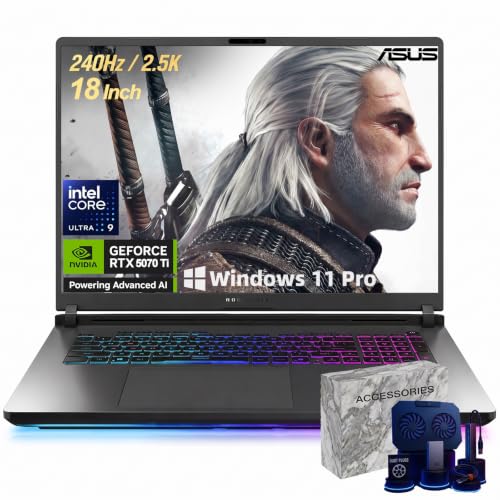 Image of ASUS ROG Strix G18 Gaming Laptop RTX 5070 Ti Intel Ultra 9 275HX 64GB 4TB