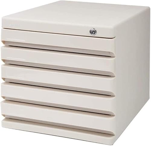 Archivadores de archivos, cajón de escritorio, duradero, 4 cajones con cerradura de seguridad para suministros de oficina, accesorios de escritorio.