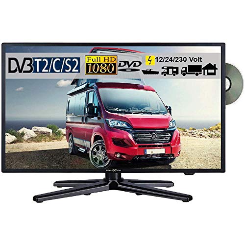 Reflexion LDDW220 LED Fernseher 22 Zoll 56cm SAT TV DVB-S2/C/T2 DVD 12/230 Volt Cover