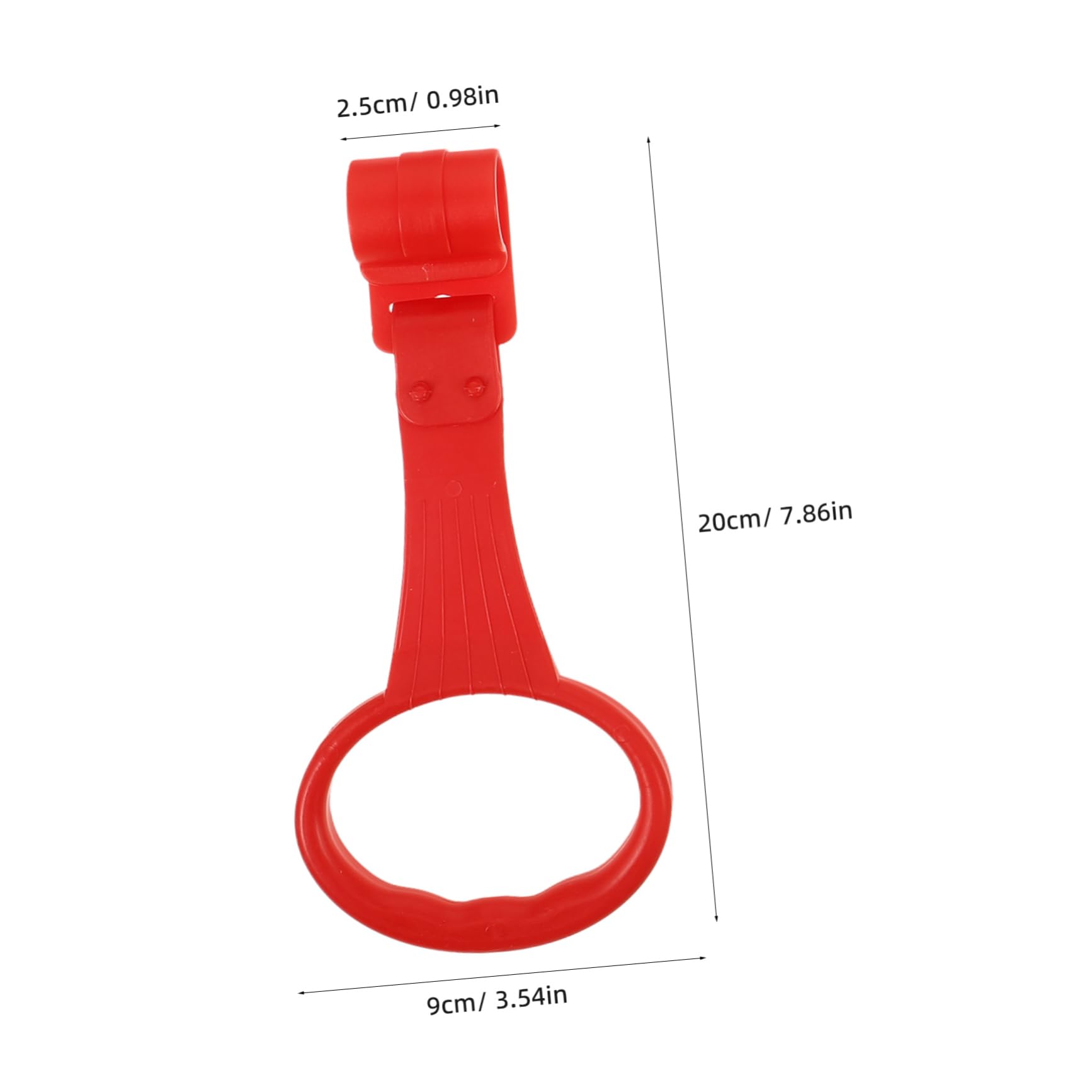 JOINPAYA 6pcs Pull up Rings Baby Bed Stand up Rings Toddler Hand Pull Safe Hanging Toys for Gym