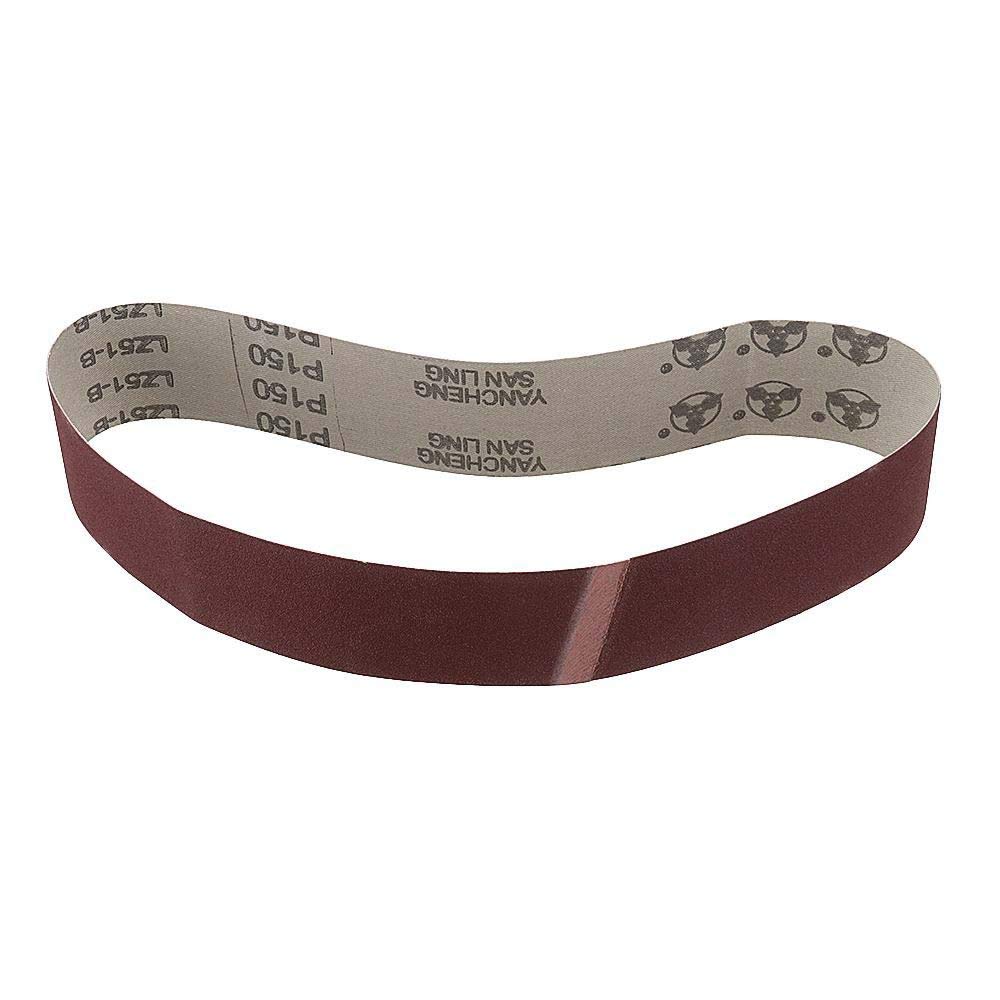 10 sztuk 40x680mm taśma szlifierska 60-240 Grit taśma ścierna taśma szlifierska szlifierka do papieru ściernego szlifierka metalowa podkładka do polerowania drewna szlifowanie do, h