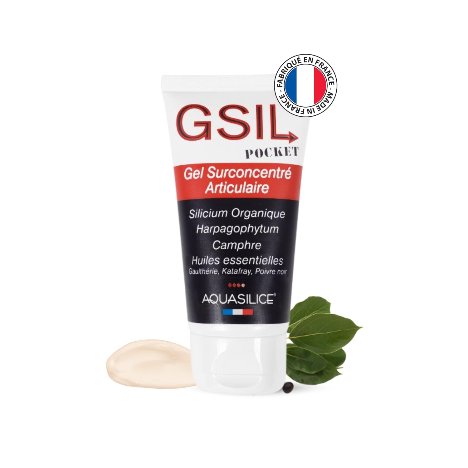 Gel GSIL Pocket – Gel Articulaire Surconcentré à Action Chauffante – 50 Ml – Neuf