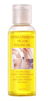 Brandz Luxurious Skincare Extra Strength Yellow Peeling Oil, Exfoliating Skin Care Treatment