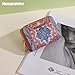 Montana West Credit Card Holder Small RFID Boho Wallet Slim Card Organizer Case with Zipper Gift Card Holder for Women Men