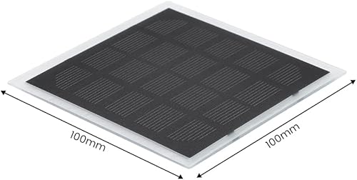 Miniatura 2 de SUNYIMA 5 mini paneles solares de 5 V 1 W de 3.93 x 3.93 pulgadas para energía solar, mini células solares, materiales de juguete eléctrico, células