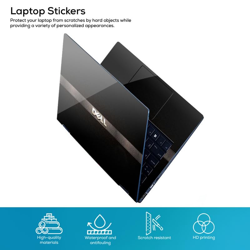 Image of Galaxsia DSGN 780 Full Body Laptop Skin Bubble-Free| Laminated & Removable | HD Quality Sticker for Laptops Upto 15.6 Inches Compatible with DELL