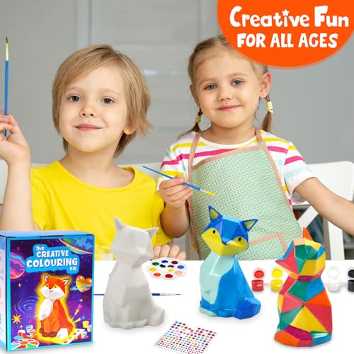 Paint Your Own Fox Lamp Kit for Kids Ages 4-8