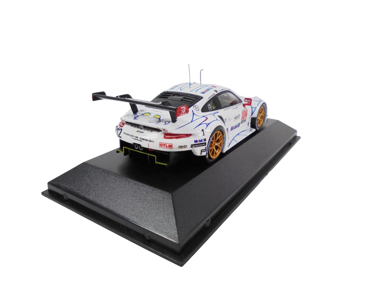 OPO 10 - 1:43 Diecast Model Car Compatible with Porsche 911 (991) RSR #912 2nd GTLM-Klasse Petit Le Mans 2018 Porsche GT Team Ixo 43049 - Image 3