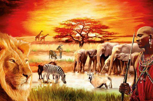 Ravensburger 17056 Stolzer Massai – Bild 4