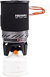 Fire-Maple 'Fixed Star 1' Backpacking and Camping Stove System | Outdoor Propane Cooking Gear | Portable Pot/Jet Burner Set | Ideal for Hiking, Trekking, Fishing, Hunting Trips and Emergency Use Black
