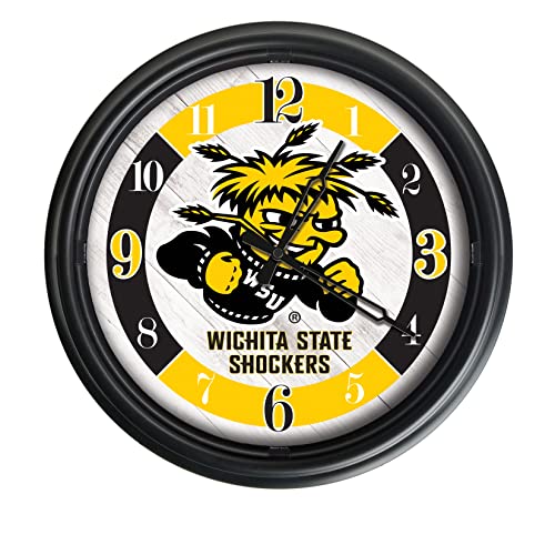 Holland Bar Stool Co. Wichita State University Indoor/Outdoor LED Wall Clock
