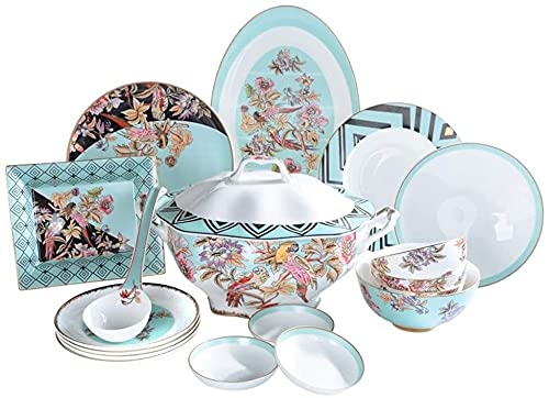 Amazon.co.jp: 中国風ボーンチャイナ食器セット 磁器 20ピースディナー