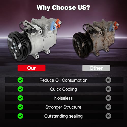 Image of CCIYU AC Compressor w /Clutch for Hyundai for Tucson 2.0L 2005-2009