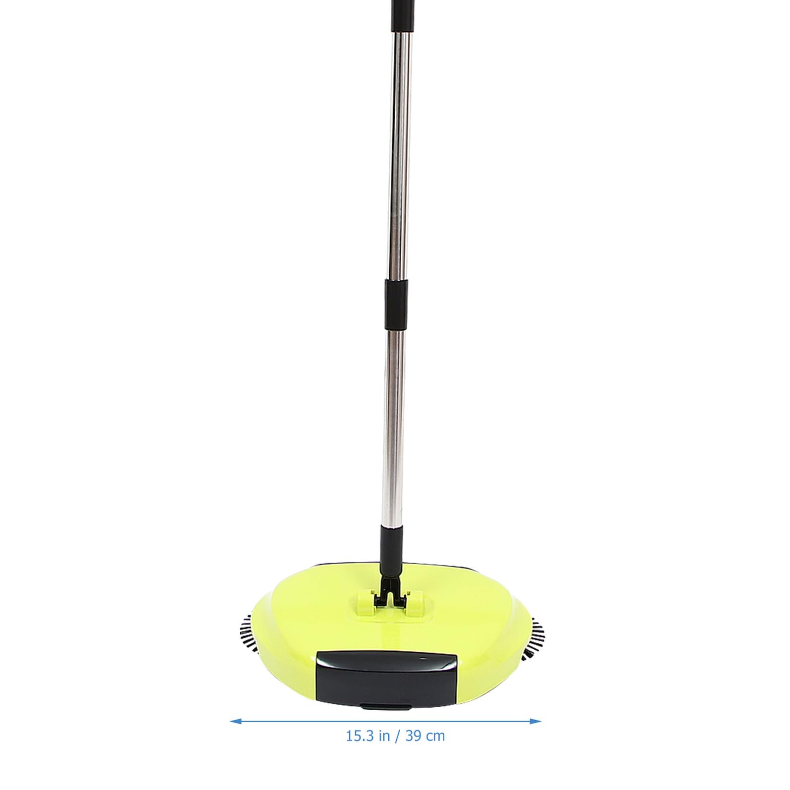 Artibetter Handschiebebodenkehrmaschine 3-in-1 mit Verstellbarem Griff | Gelb, Abs Edelstahl Pet, 360° Drehung, Geschlossener Behälter, für Fliesen und Holzböden Zufällige Farbe
