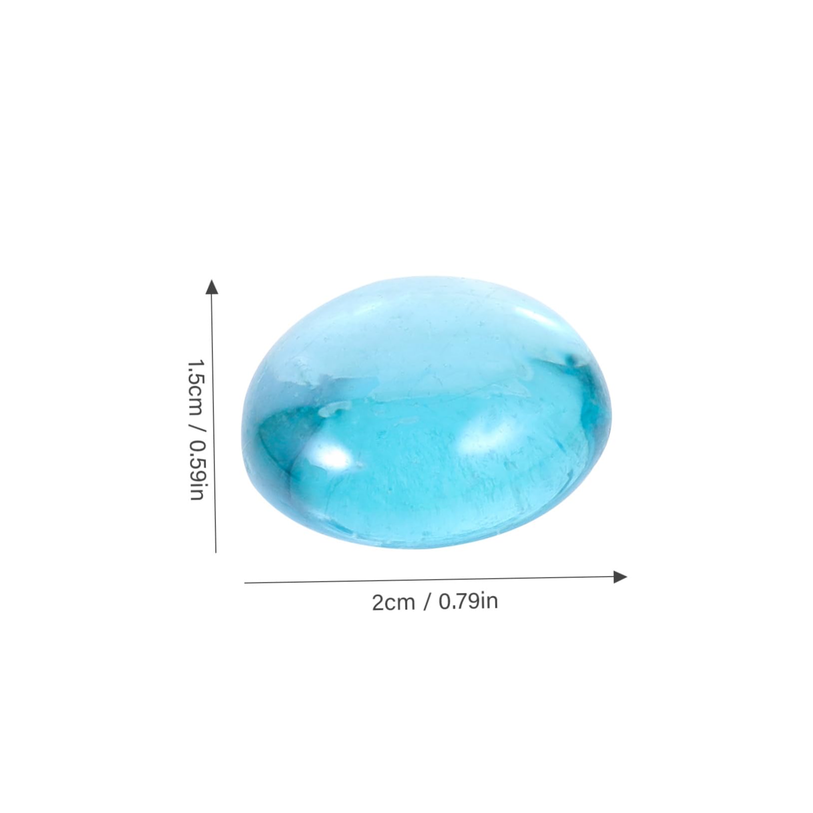 SOLUSTRE 1 Crystal Stone Decoration Blue Fish Tank Gravel Aquarium Stone Stone Aquarium Decorations Stone Decors Fish Aquarium Decoration Aquarium Sand Fish Tank Decorations Rocks Glass