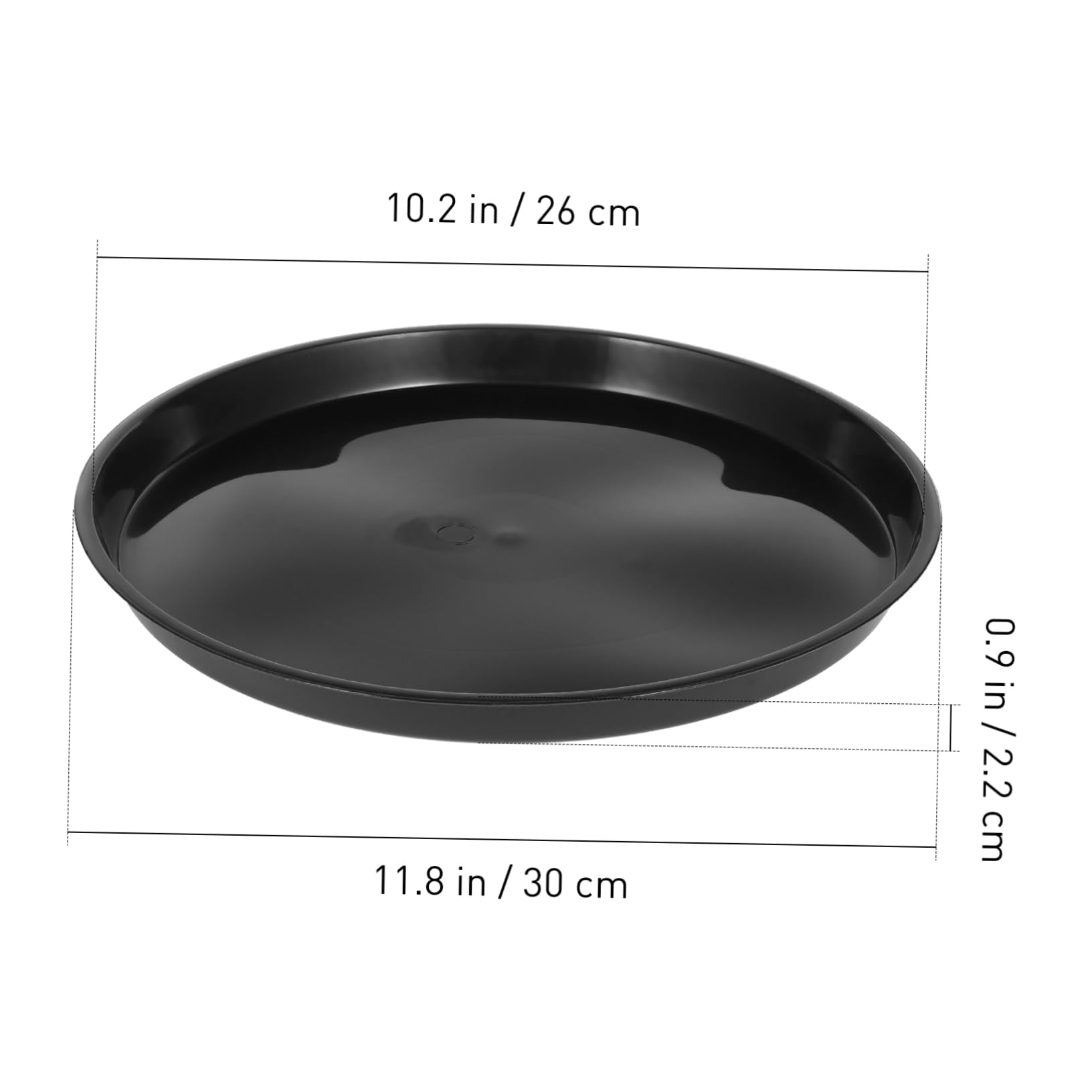 Toddmomy 10piezas Fondo del Recipiente De Plástico Platillos para Plantas Bandejas para Macetas Unidades Bandejas Redondas para Agua para Jardín y Contenedores para Plantas