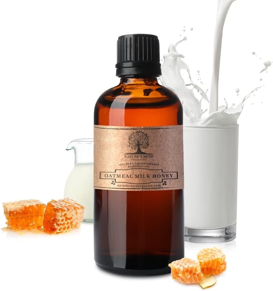 Oatmeal Milk Honey Essential Oil - 100% Pure Aromatherapy Grade Essential Oil by Nature's Note Organics - 0.3 Fl Oz