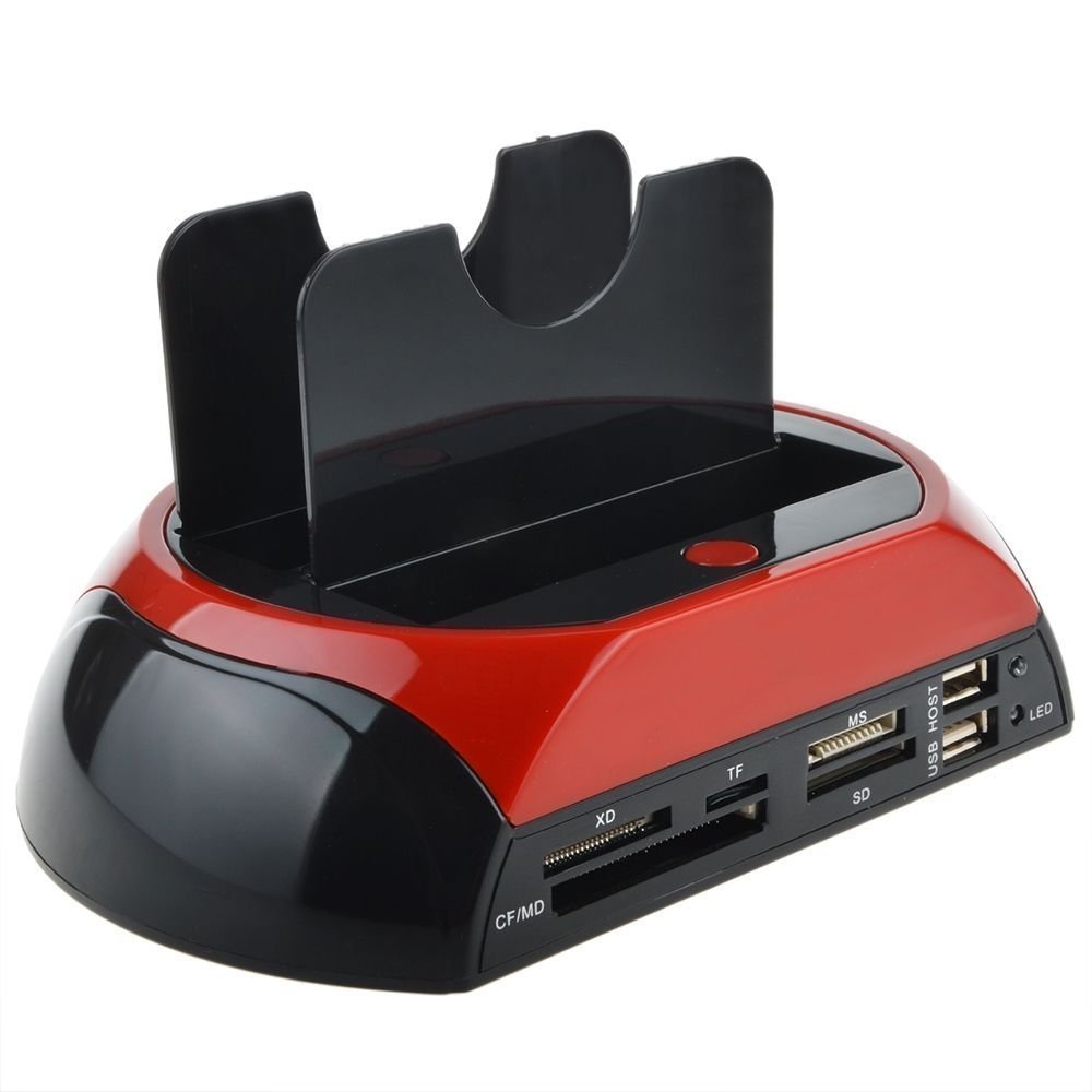 Tempi di Saldi Docking Station 2 HDD 2.5 e 3.5 SATA IDE e-SATA USB 2.0 e 3.0 - Dettaglio
