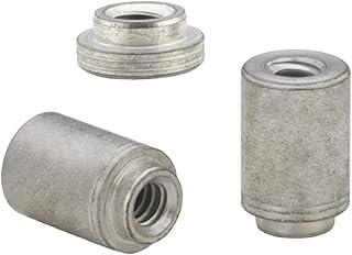 10 Pack of SMTSO-143-2ET Spacer, Surface Mount, 0.143INCH Dia, 0.122INCH LG, Carbon Steel, TIN Finish