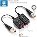 VIMVIP [Upgraded 4 Pairs Split Joint Mini CCTV BNC HD-CVI/TVI/AHD Passive Video Balun Transceiver