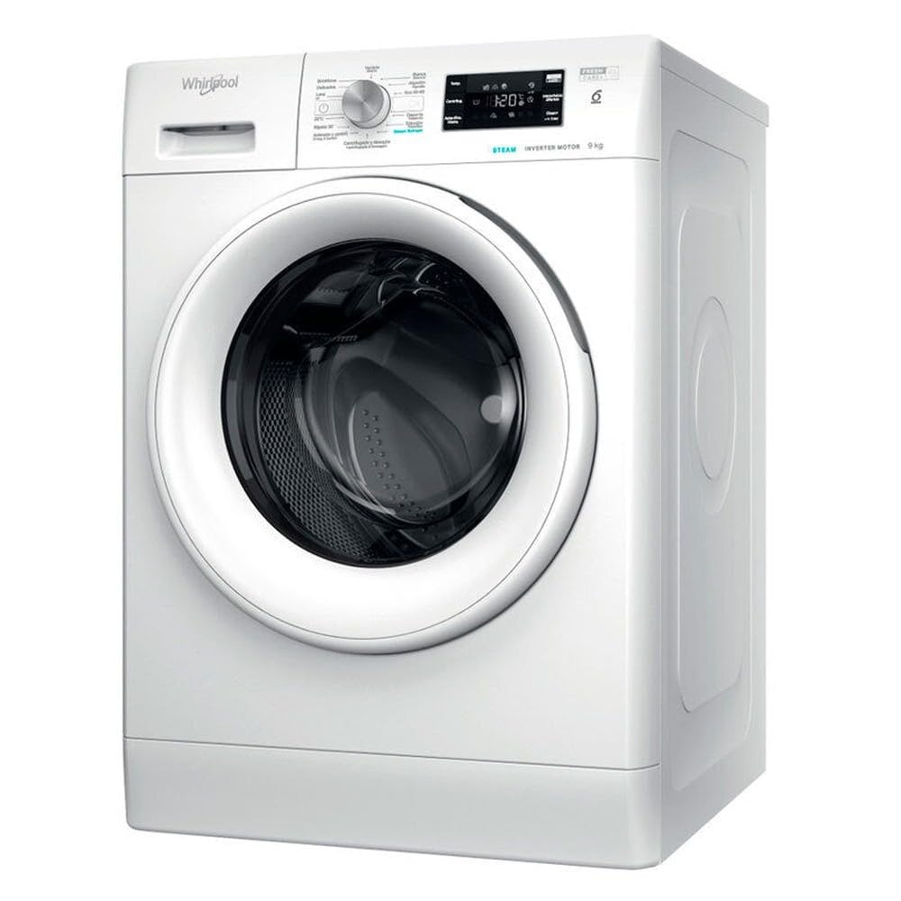 Lavadora 1200Rpm 9Kg Clase A Whirlpool FFB9269WV Motor Inverter Blanco
