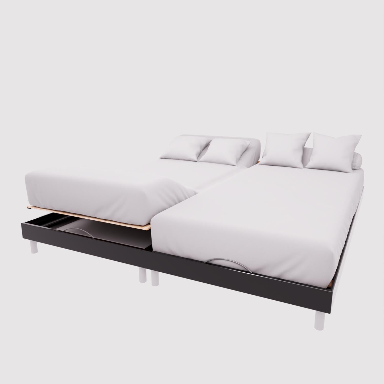 Soleil d'ocre, TPR Cotton Fitted Sheet, 57 Thread Count, 2 x 80 x 200 cm, Plain White