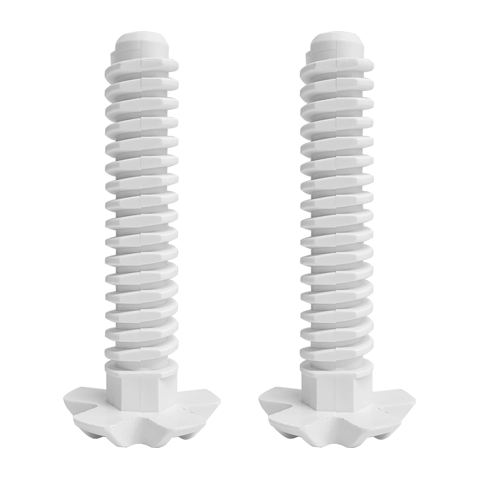 2 Stück Geschirrspüler Einstellfuß weiß vorne 105mm für Bosch für Siemens 631221 00631221 wie iQ100 iQ300 iQ500 iQ700 StudioLine Extraklasse PerfectDry Avantixx Logixx HydroStar