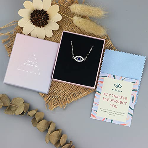 Smilebelle Evil Eye Bracelet For Women, Silver Stainless Steel Bracelet As Protection Amulet For Girls, Good Luck Bracelet As Birthday Gifts For Daughter, Pulseras De Mal De Ojo Turco Mujer #TOP4