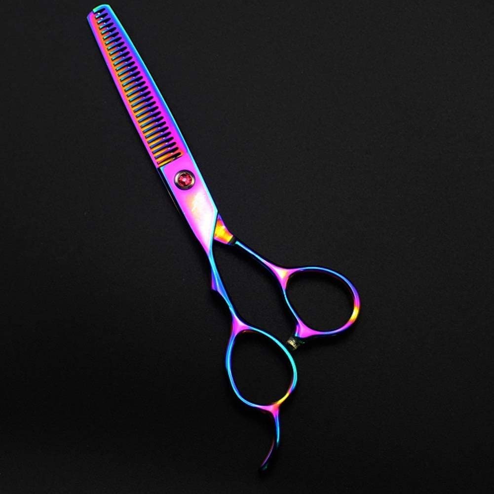 Tijeras de peluquero para adelgazar para zurdos Tijeras profesionales Tijeras de peluquería, Peluquería de perros para mascotas Tijeras de corte curvo para el cabello Tijeras Tijeras de peluquería, To