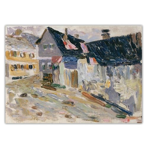 Affiche Kandinsky Kallmünz Regentag pour créer une ambiance artistique au salon
