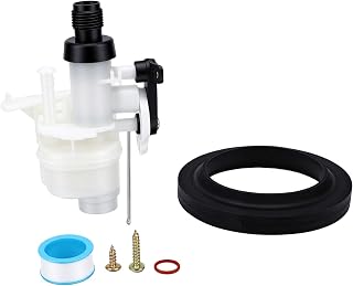 Akozon RV トイレバルブキット 31705 セットフォードマジック V トイレ 31687 31688 用 | ゴム製シールリング、ABS 素材、耐久性、冬対応、漏れ防止
