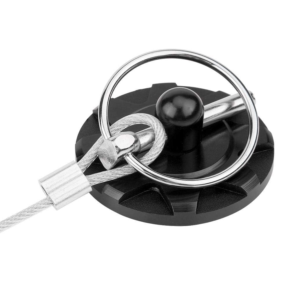 Perno del cofano, blocco del perno del cofano in lega di alluminio CNC, kit di blocco del perno del cofano universale, nero